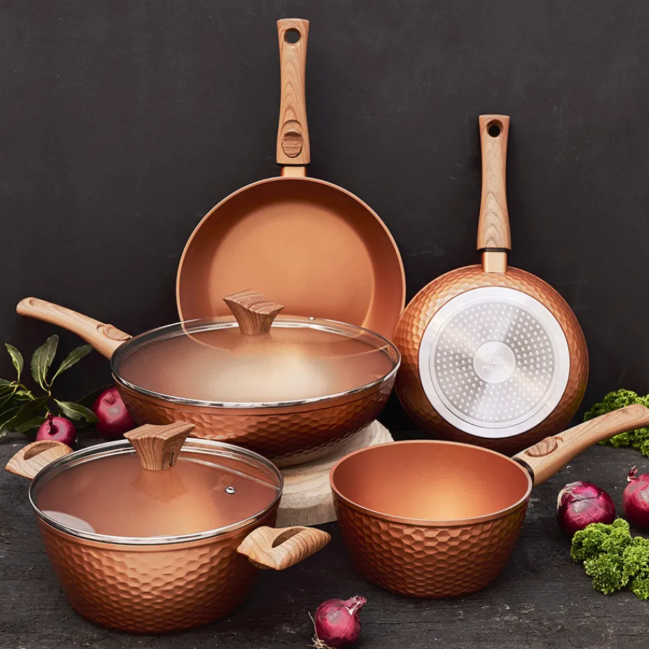 Online Pradel France Batterie 7 pièces "Martelé"