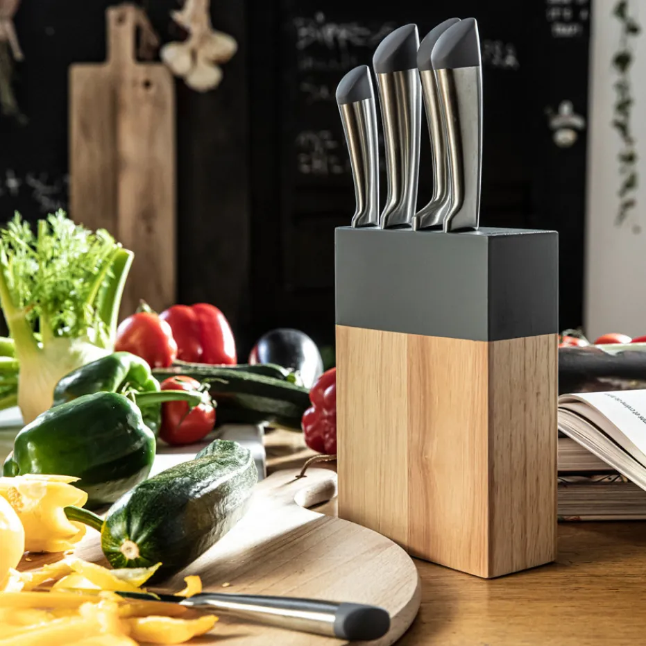 Store Pradel France Bloc 5 couteaux inox monocoques