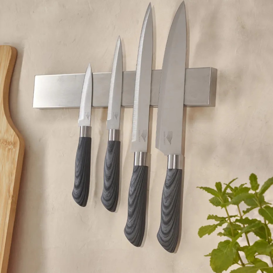 Outlet Pradel France Coffret 4 couteaux avec support magnétique