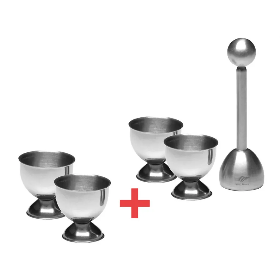 Online Pradel France Lot de 2 coquetiers et 1 toqueur + 2 coquetiers offerts