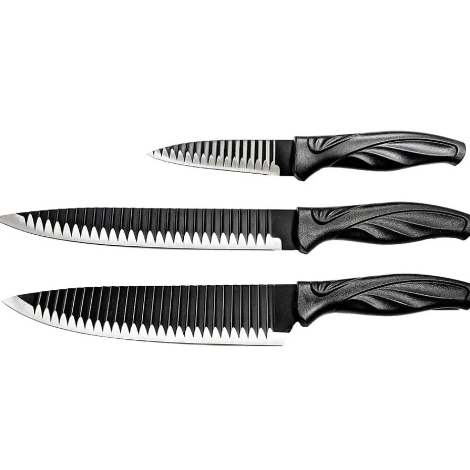 Fashion Pradel France Lot de 3 couteaux lame glissante