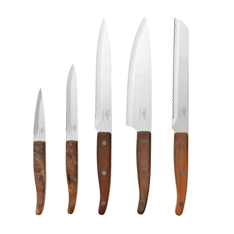 Store Pradel France Lot de 5 couteaux manche bois