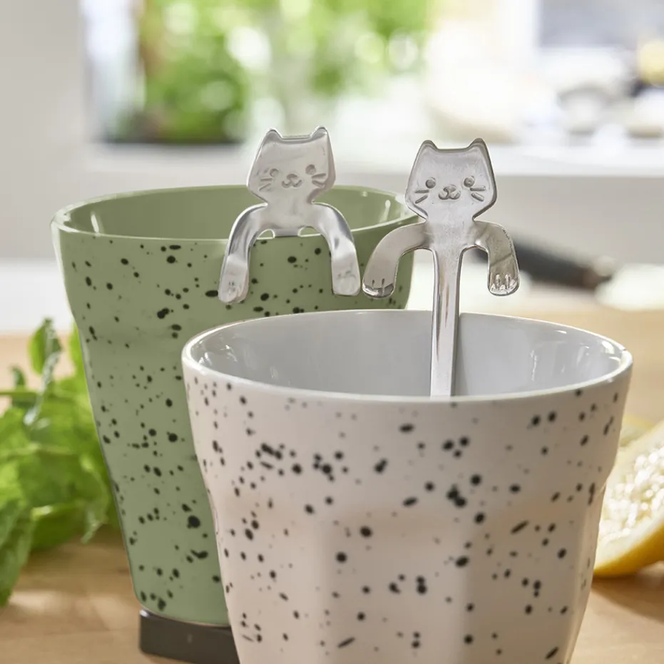 Flash Sale Pradel France Lot de 2 cuillères chat