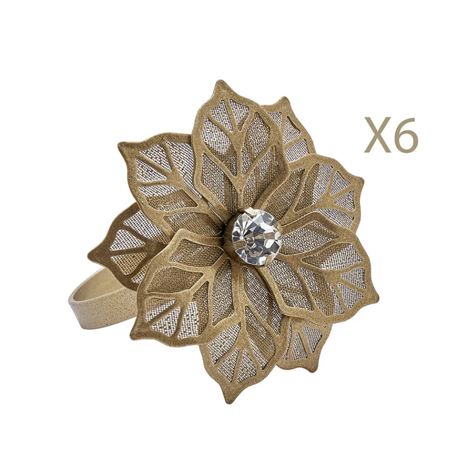 Discount Pradel France Lot de 6 ronds de serviette