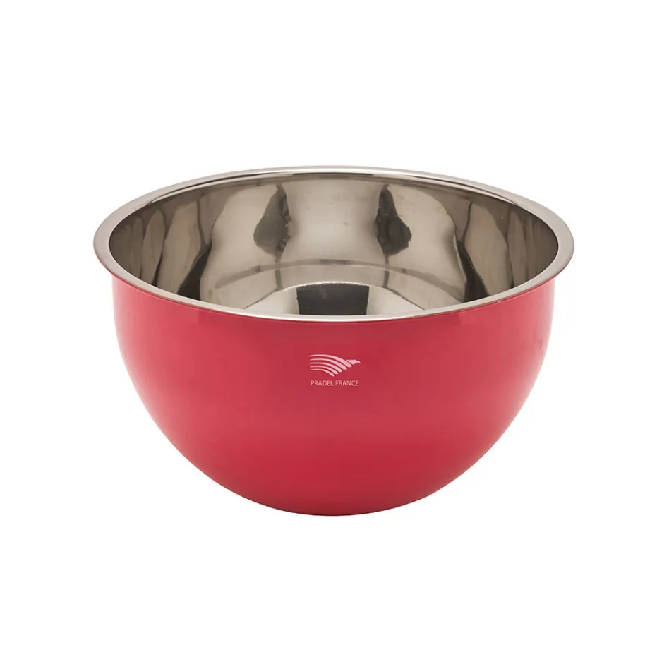 Cheap Pradel France Lot de 3 saladiers inox multicolores avec couvercles