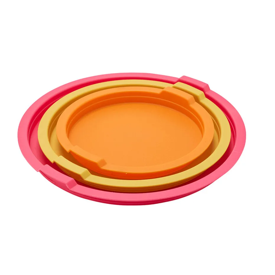 Cheap Pradel France Lot de 3 saladiers inox multicolores avec couvercles