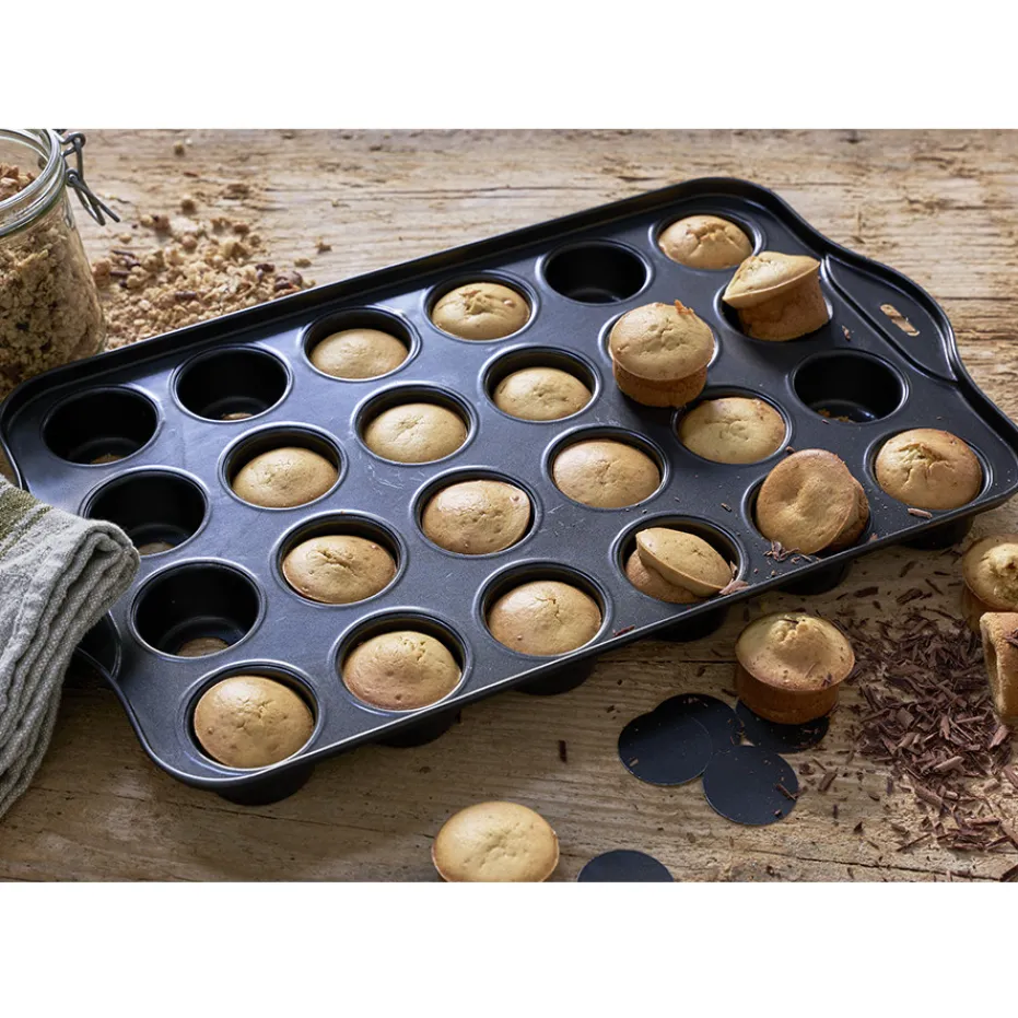 Sale Pradel France Maxi moule 24 mini muffins fond amovible