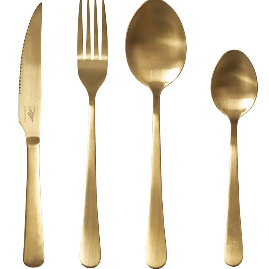 Fashion Pradel France Ménagère "ALBI" 24 pièces - Dorée