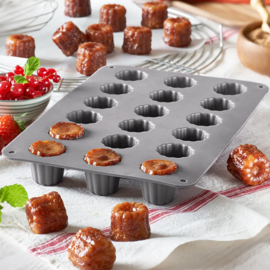 Clearance Pradel France Moule silicone 18 cannelés