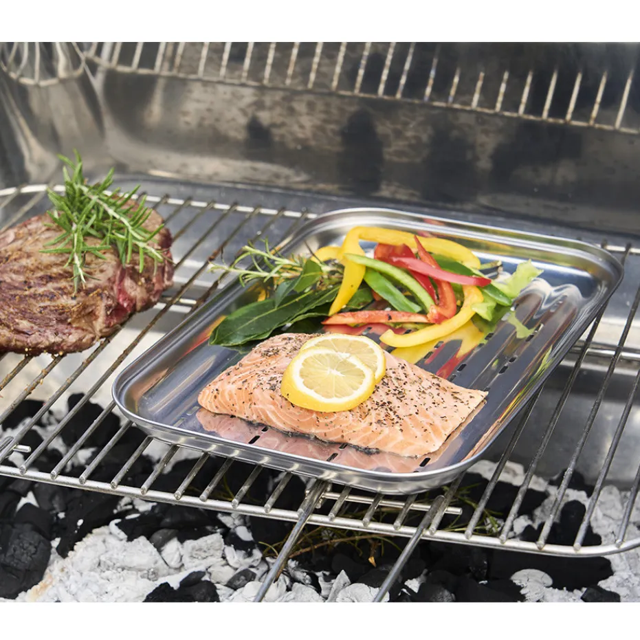 Cheap Pradel France Plat barbecue perforé