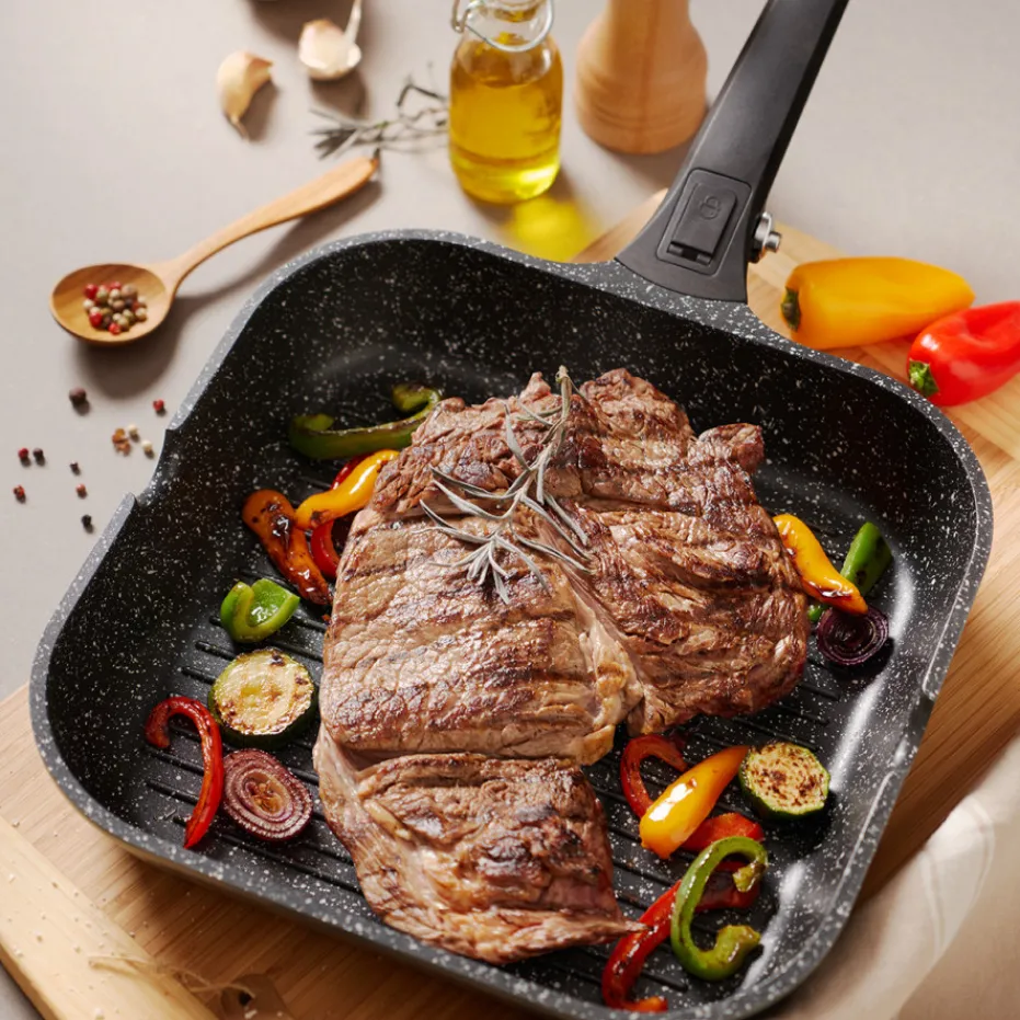 Shop Pradel France Poêle grill fonte d'aluminium