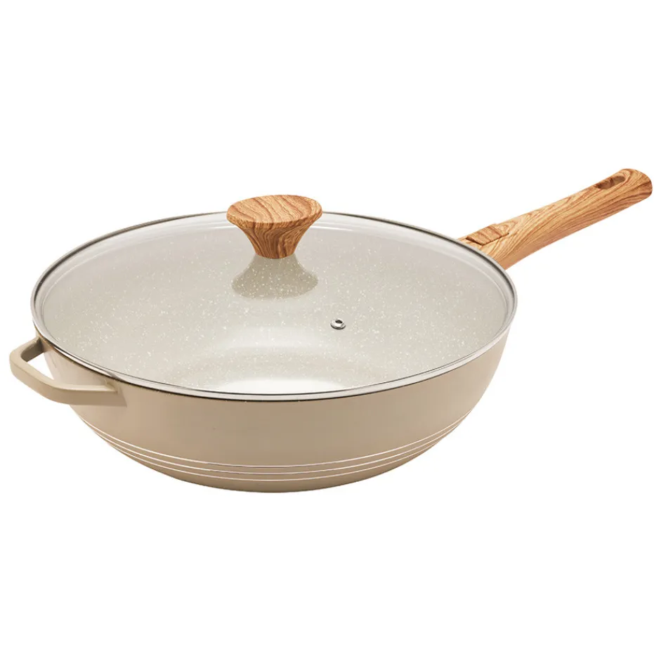 Clearance Pradel France Wok avec couvercle "Organic"