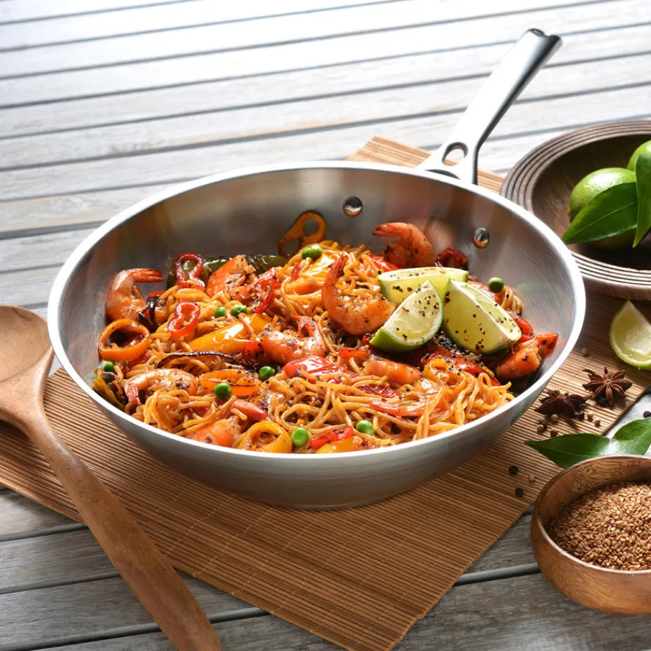 Outlet Pradel France Wok Inox